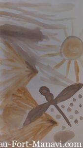 Стрекоза в горах Кавказа